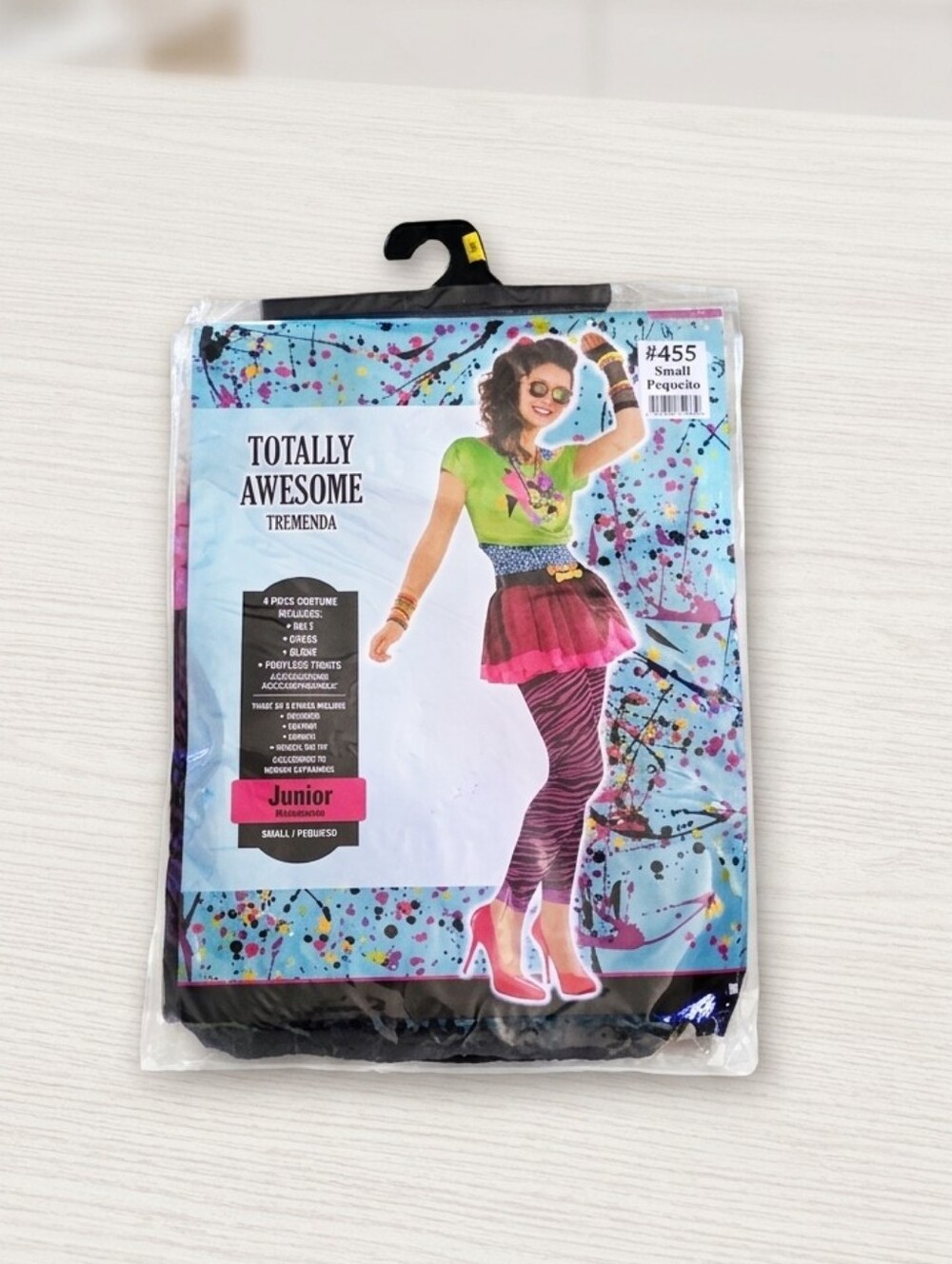 Tremenda Junior 80's Costume — Green & Pink